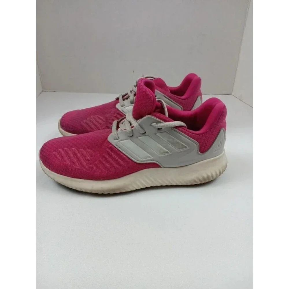 Adidas Pink & White Running Shoes / Sneakers - Size 35 (UK 2.5 / US 3)